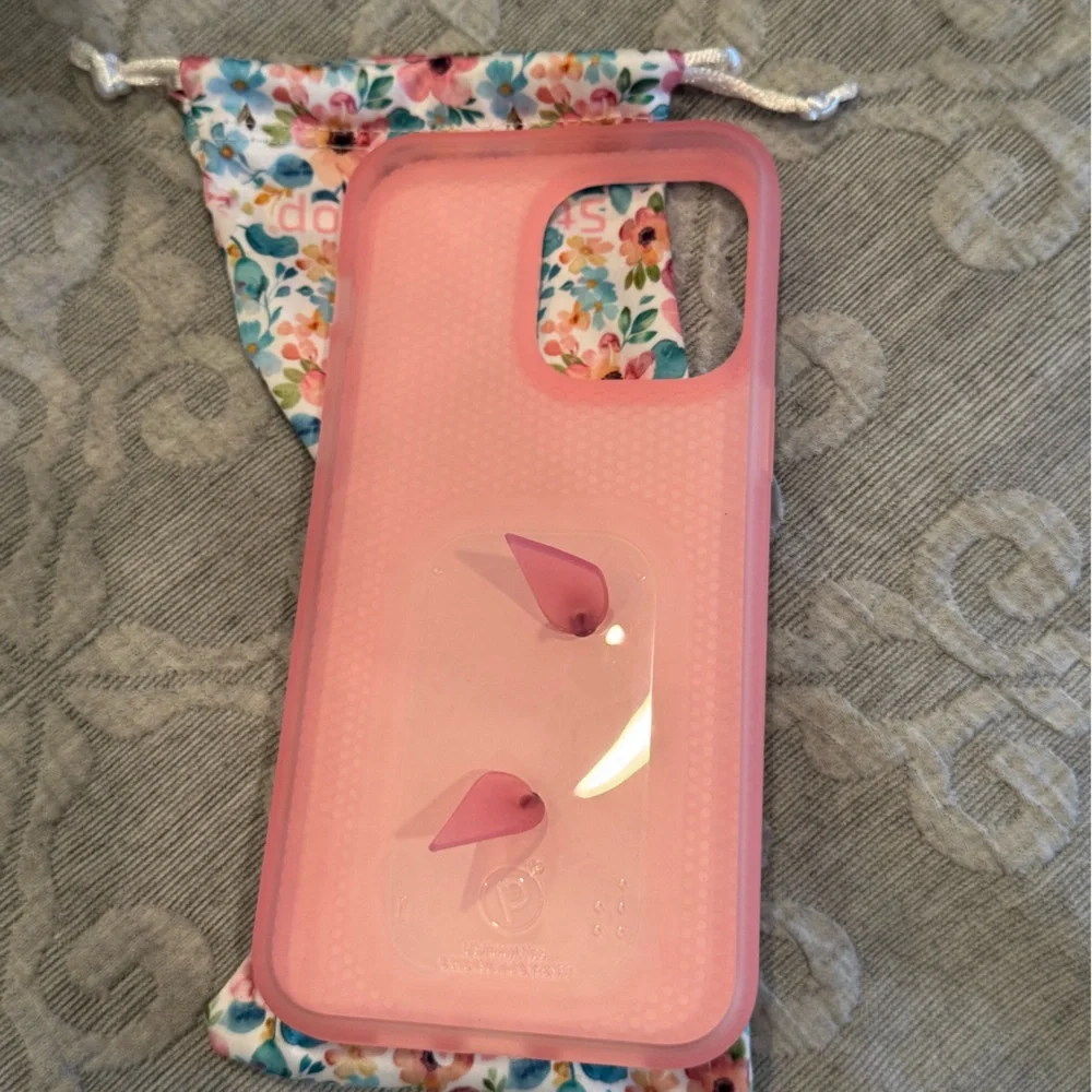 Loopy Case Floral Phone Case in Pink, Teal, White